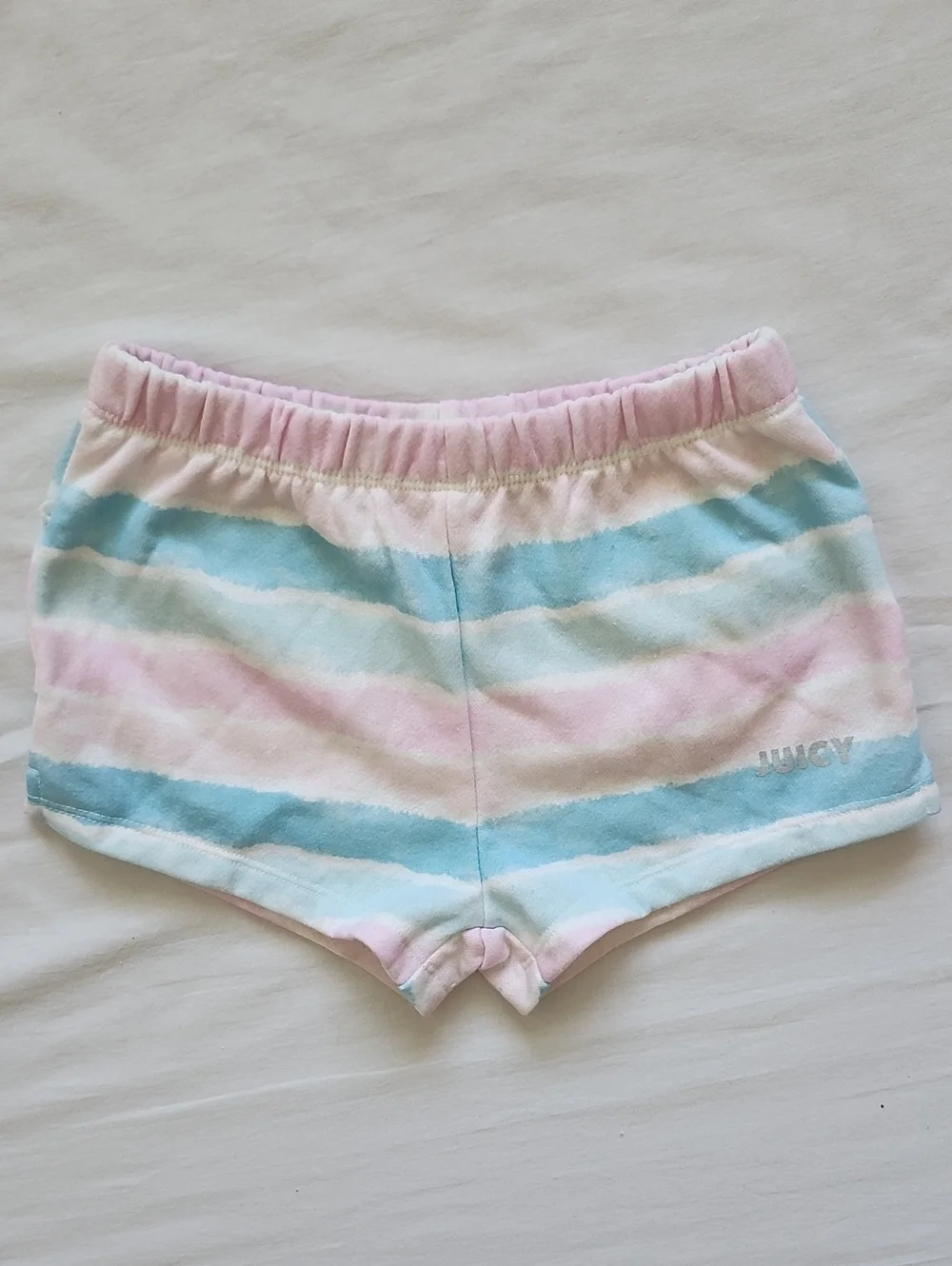 NWT Juicy Couture Kids Girl Tank Top & Striped Shorts Set Size 6X